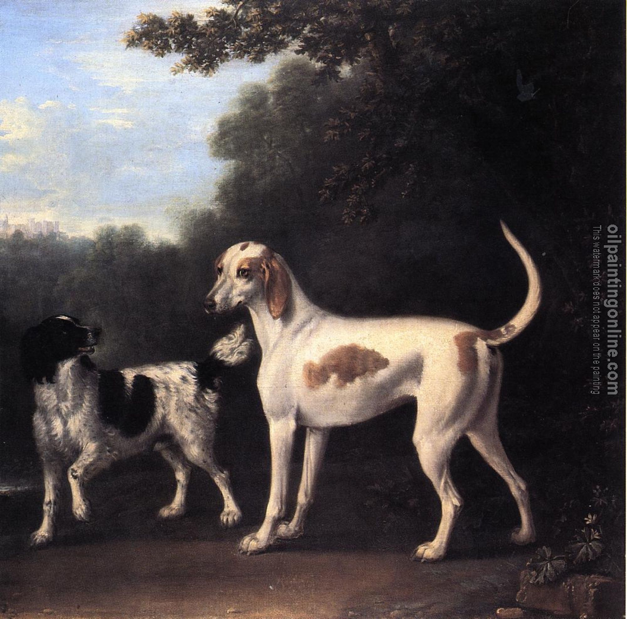 Wootton, John - Two of the Duchess of Marlborough's Dogs